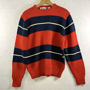 Vintage Womens Sweater Sz L New England Coastal Preppy Collegiate Y2K Cotton